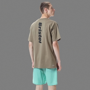 fcrb男士短袖t恤男潮牌美式穿搭夏季上衣日系体，恤衫欧美复古风格