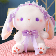 可爱洛丽塔小兔子公仔毛绒玩具蕾丝大白兔玩偶女生睡觉抱枕布娃娃
