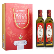 阿格利司 希腊进口特级初榨橄榄油500ml*2瓶礼盒装月子宴回礼