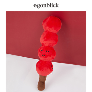 北欧时刻乌萨-毛绒玩具肠仔包糖葫芦枕头包油条法棍公仔儿童玩具