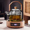 煮茶壶煮茶器2024电陶炉加热煮茶一体烧水壶泡茶专用家用茶具