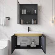 浴室柜组合太空铝卫生间，洗漱台小户型洗手盆，现代简约洗脸盆池面盆