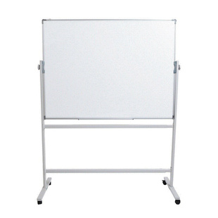90x120cm单面磁性白板，支架式双杠移动办公会议黑板看板写字板新