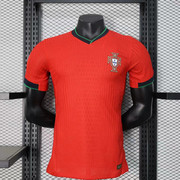 2425国家队葡萄牙主客场7号C罗短袖球员版弹性修身透气足球服