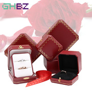 高档珠宝首饰包装盒欧式公主求婚结婚戒指对戒盒项链盒手镯盒