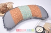 韩国纯棉花布月牙加大加高单人颈椎荞麦成人护颈助睡眠保健枕头