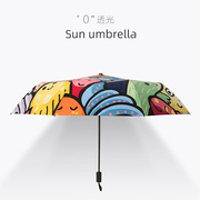 全自动雨伞女折叠晴雨两用学生太阳伞遮阳伞防晒防紫外线创意