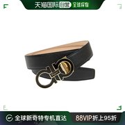 香港直邮SALVATORE FERRAGAMO 黑色男士腰带 67-9750-0743703