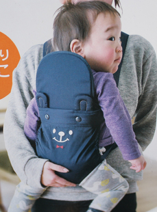 出口日本牛仔面料婴儿背带宝宝背袋婴幼儿轻便抱袋