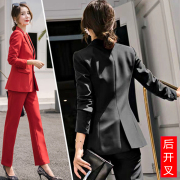 高端西装套装女外套韩版修身时尚西服大码女士气质主持人职业工装