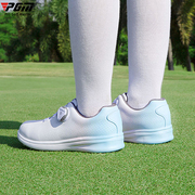 高尔夫运动鞋女小众设计感女士，球鞋渐变色潮流百搭防水韩版潮鞋子