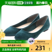 日本直邮sfwliberty娃娃，平底浅口鞋(苔绿色，)单鞋女鞋圆头