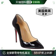 Christian Louboutin Hot Chick 100 漆皮高跟鞋 - 黑色 美国奥