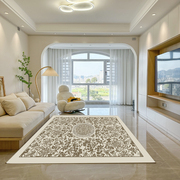 新中式沙发茶几地毯简约现代家用客厅，地毯轻奢q卧室地毯大面积地