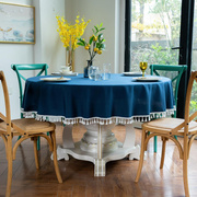 罩餐桌家用椅子套装桌布椅垫套椅套长方形布艺布简约现代茶几垫桌