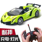 儿童无线遥控赛车漂移高速小汽车模型男孩电动玩具跑车3-6岁礼物