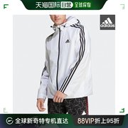 韩国直邮adidas运动t恤必备款，3s梭织风衣ib0382