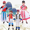 儿童56个少数民族舞台表演服装傈傈族幼儿园男女童舞蹈服演出服装