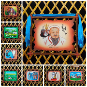 蒙古族工艺品装饰画民族特色成吉思汗框画蒙古包酒店室内装饰品