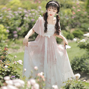 原创设计小金鱼洛丽塔中国风改良汉元素汉服新中式女连衣裙春夏