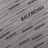 balenciaga男士灰色羊毛，混纺黑色字母logo印花圆领针织衫5830