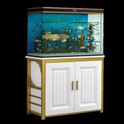 鱼缸柜鱼缸底柜家用客厅中小型水族箱J架子鱼缸架龟缸架子鱼缸