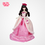 可儿娃娃迎春粉色时尚礼服公主换装娃娃女孩玩具儿童礼物6126