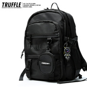 truffle大容量工装休闲双肩包男初中生，书包大学生电脑背包旅行包