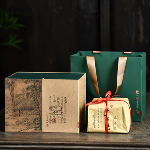 2024高档明前龙井茶叶礼盒装空盒半斤绿茶方包龙井茶包装盒空礼盒