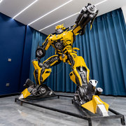 大型变形金刚模型机器人，超大户外擎天柱，大黄蜂金属铁艺摆件2-10米