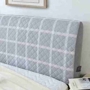 夹棉床头罩木头床万能加厚v软包可拆洗全包1米8床头套全棉保护