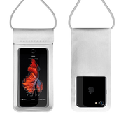 游泳防水袋漂流潜水户外高触屏手透明手机套密封条质机三层量