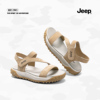 jeep运动厚底沙滩凉鞋女2023夏季外穿露趾罗马一字带松糕凉鞋