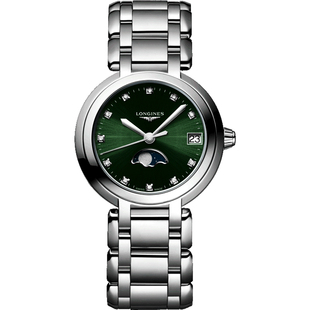 浪琴longines瑞士手表，心月系列石英，时尚钢带女表l8.115.4.67.6