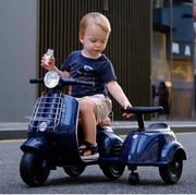 摩托车宝宝三轮车可充电遥控玩具，童车双人儿童电动儿童电动车男女