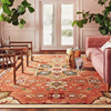 楼兰美惠复古法式地毯红色民族，风客厅地毯，加密圈绒茶几垫床边毯