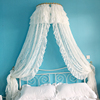 单层床头装饰纱幔可爱床帘 好质量蕾丝幔纱欧式复古宫廷床幔