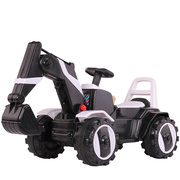 潮流儿童玩具电动挖掘机，玩具车可坐可骑遥控大号电动挖土机工