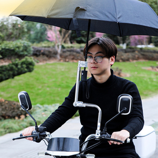 电动车雨伞支架电瓶，自行车遮阳伞夹支撑架，太阳撑伞架婴儿车固定器