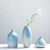 陶瓷花瓶水培容器地中海复古陶罐创意简约蓝色装饰摆件组合工艺品