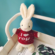 兔子毛绒玩具小白兔公仔玩偶，可爱布娃娃女生，安抚陪睡兔年吉祥礼物