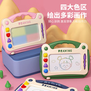 大号儿童画画板磁性写字板彩色，小孩幼儿1-3岁6玩具男女宝宝涂鸦板