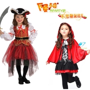 万圣节cosplay儿童女巫服装，小红帽表演服女巫，小魔女演出服
