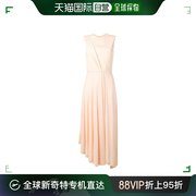 香港直邮Givenchy 中长无袖不规则下摆连衣裙 BW20HU30BK