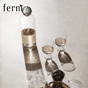 丹麦ferm LIVING still系列玻璃餐具水瓶 水壶水杯茶壶 北欧风格