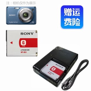 索尼DSC-T100 W200 W210 W220 W230 T20卡片相机电池+充电器NPBG1