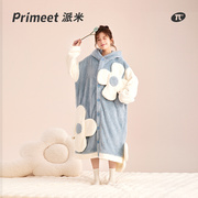 睡衣女卡通日系甜美可爱睡裙冬季珊瑚绒，保暖外穿设计感家居服