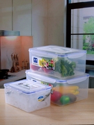 食品保鲜盒大容量密封塑料长方形商用泡菜小盒子冰箱收纳盒耐高温