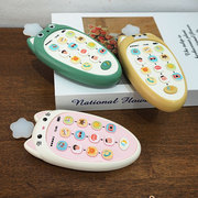 儿童音乐早教玩具双语手机玩具智益可咬啃电话机0-1岁宝宝玩具