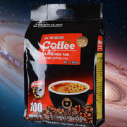 越南西贡炭烧咖啡50条900g三合一速溶咖啡粉提神特浓醇厚不酸